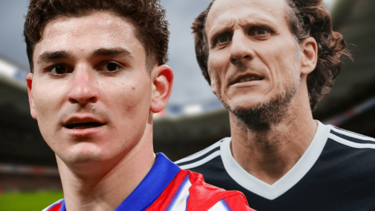 Diego Forl&aacute;n habla de las declaraciones de Juli&aacute;n Alvarez | Fuente (@diegoforlancorazo, @Atleti, Canva)