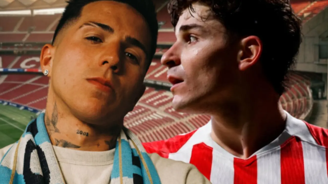 El agente de Enzo Fern&aacute;ndez apunta a Juli&aacute;n Alvarez | Fuente (Canva, @ChelseaFC, @Atleti)