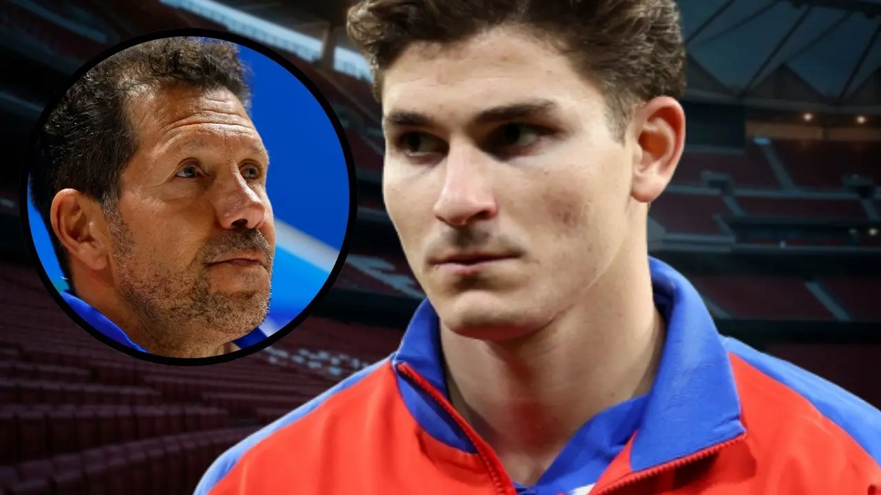 Simeone habla de Juli&aacute;n Alvarez | Fuente (Canva, @Atleti)