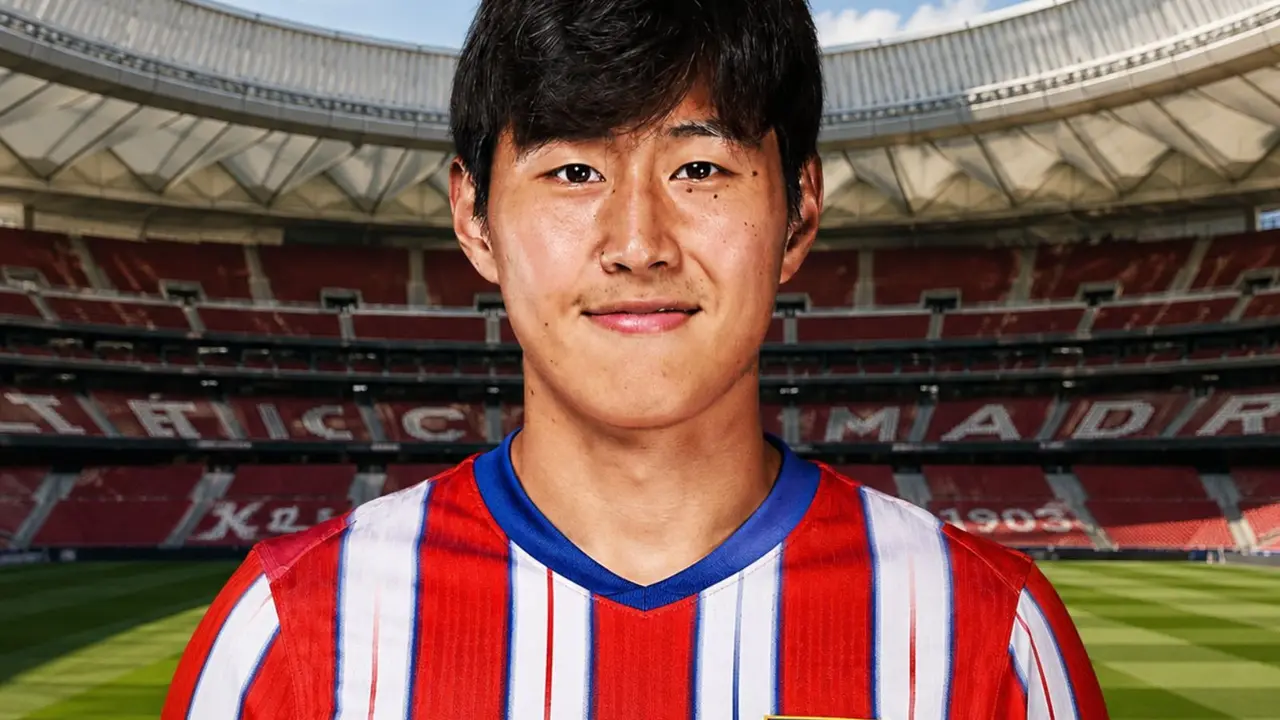 Kang-In Lee llega al Atl&eacute;tico de Madrid | Fuente (Canva, IA)