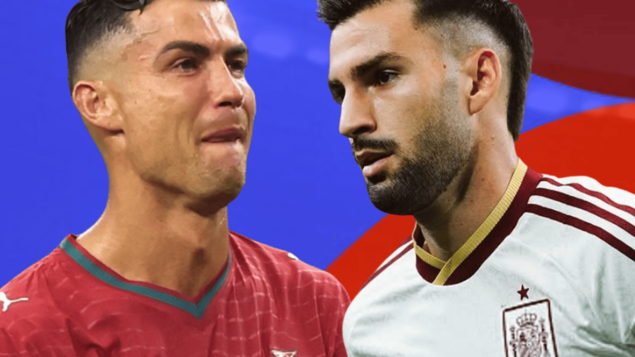 Espa&ntilde;a elimina a Portugal en octavos de final y avanza de ronda | Fuente (@alexbbaena, X, Canva)