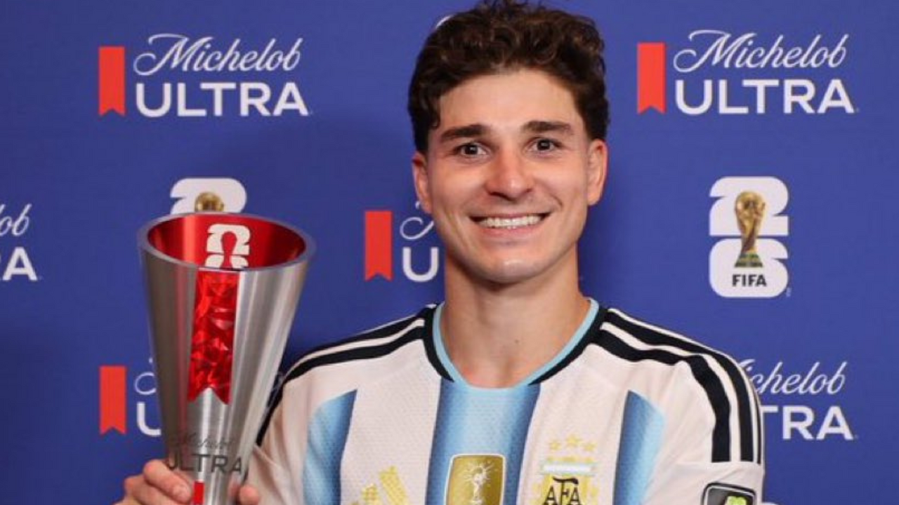 Juli&aacute;n Alvarez MVP en el Argentina - Suiza del Mundial 2026 | Fuente Argentina