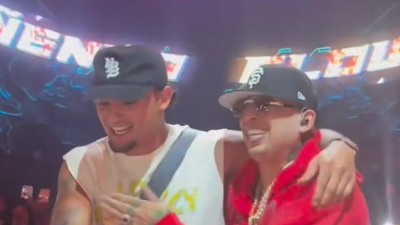 Marc Pubill junto &Ntilde;engo Flow | Fuente @Atletimedia Canva