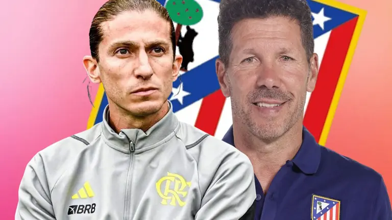 Filipe y Simeone se admiran