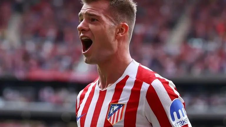 Buenas noticias con Sorloth. | Fuente: (@Atleti)