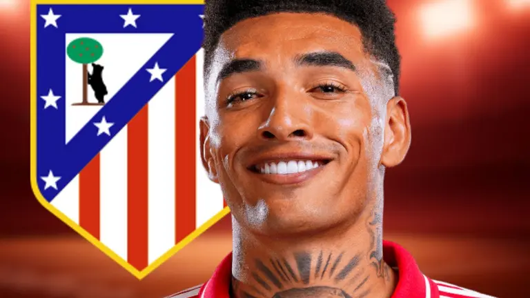 Igor Jesus est&aacute; en la agenda del Atl&eacute;tico de Madrid / Fuente: Canva, @NFFC
