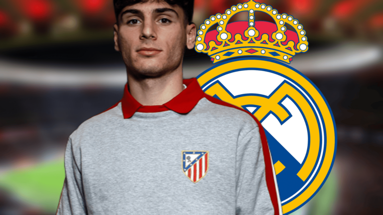 Rodrigo Mendoza ya viste de rojiblanco | Fuente: Canva, Atl&eacute;tico de Madrid