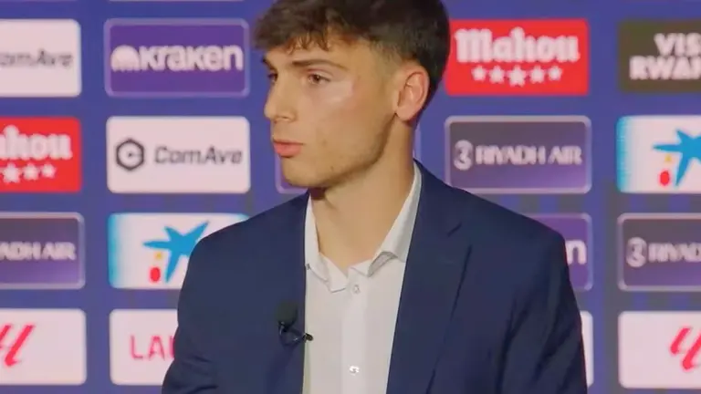 Rodrigo Mendoza no ha tenido mucha continuidad | Fuente @Atleti