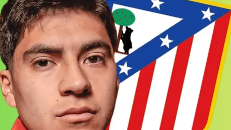 El sue&ntilde;o de Obed Vargas | Fuente: @Atleti)