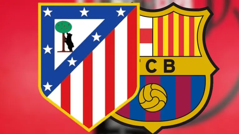 Los rojiblancos reciben al Bar&ccedil;a en Copa del Rey | Fuente (Canva, @RFEF)