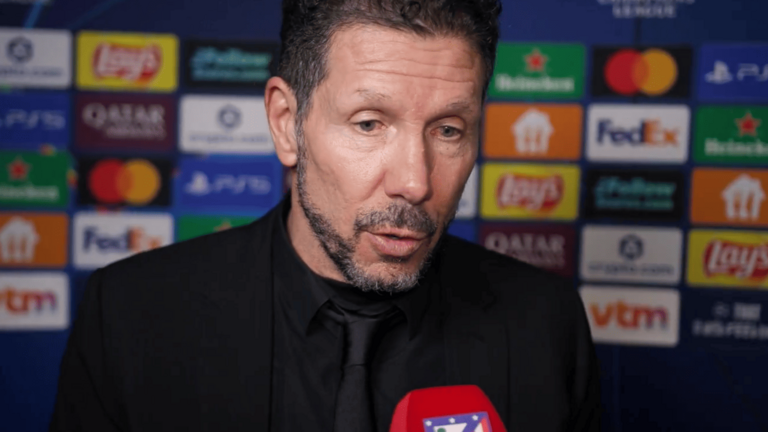 Simeone, en el foco | Fuente (@Atleti)