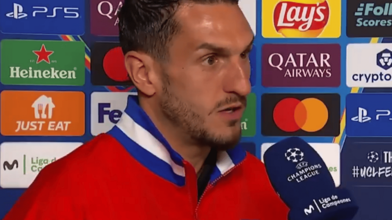 Koke fue claro despu&eacute;s del partido | Fuente (@MPlusDeportes)