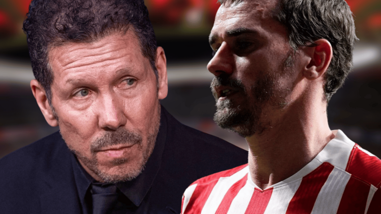 Simeone despide a Griezmann | Fuente (La Raz&oacute;n, ElDesmarque, Canva)