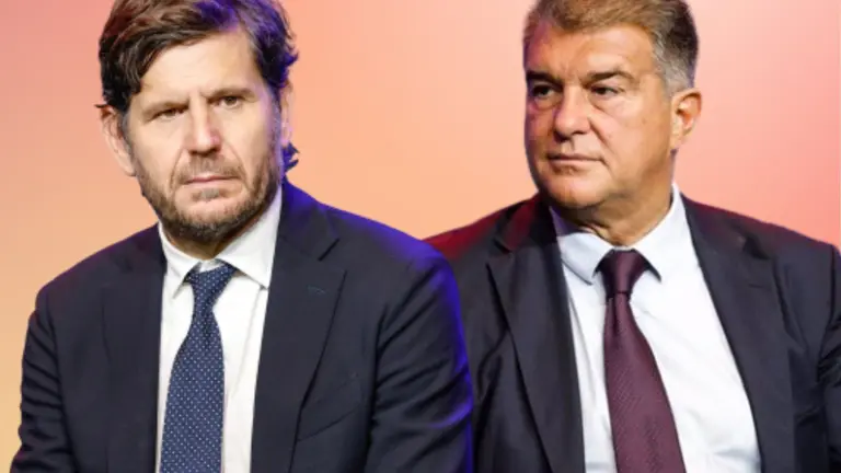 Las palabras de Laporta: X Barcelona, Atl&eacute;tico de Madrid, Canva