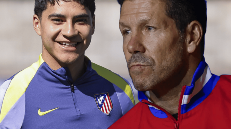 Obed fue titular ante el Getafe | Fuente (@Atleti, Canva)