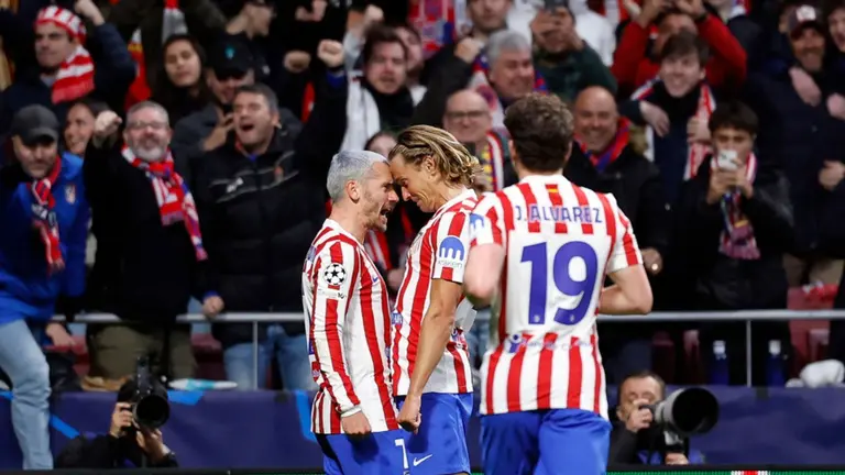 Griezmann, Llorente y Juli&aacute;n | Fuente: Atl&eacute;tico de Madrid