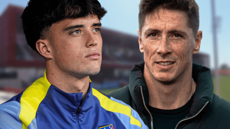 Bo&ntilde;ar se deshizo en elogios hacia Torres | Fuente (@AtletiAcademia, @javier_6bf)