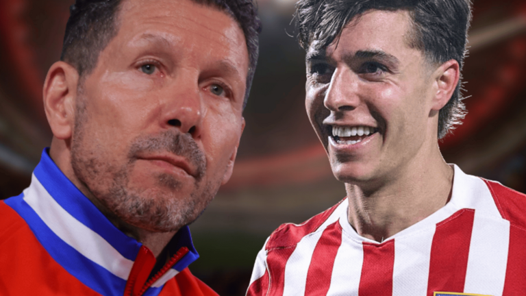 Simeone no puede contar con la joya del Atl&eacute;tico Madrile&ntilde;o | Fuente (@Atleti, @arnauortiz_, Canva)