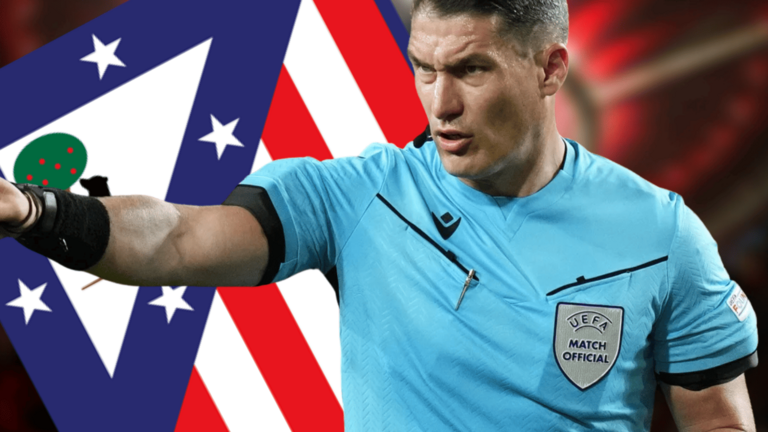 Istv&aacute;n Kov&aacute;cs ser&aacute; el &aacute;rbitro de la ida entre el Barcelona y el Atl&eacute;tico | Fuente (EFE, Canva)