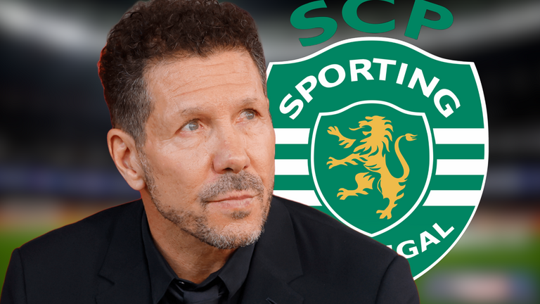 El Atl&eacute;tico mira a un jugador del Sporting CP | Fuente (@Atleti y CANVA)