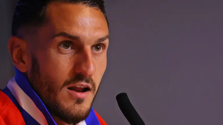Koke atiende a la prensa | Fuente: (@Atleti)