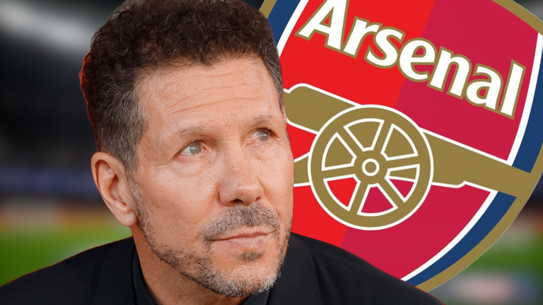 El dilema de Simeone para medirse al Arsenal | Fuente (@Atleti, @Arsenal y Canva)