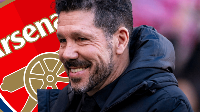 Simeone conf&iacute;a en la victoria ante el Arsenal | Fuente (@Atleti, Canva)