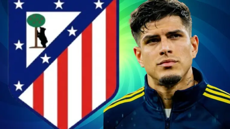 Hincapi&eacute; habla sobre el inter&eacute;s del Atl&eacute;tico de Madrid  Fuente @Piero Hincapie (Instagram)@Atl&eacute;tico Canva