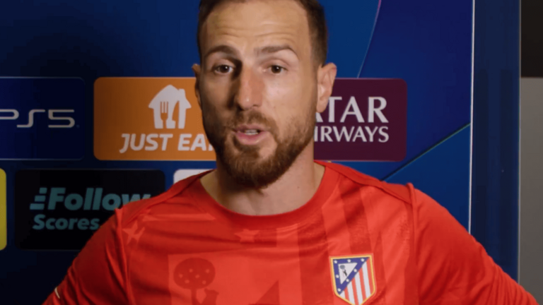 Oblak habl&oacute; tras el partido | Fuente (@Atleti)