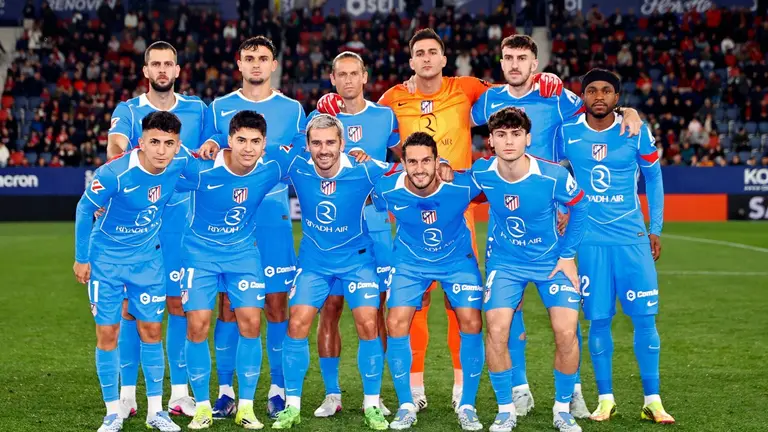 Foto de equipo del Atl&eacute;tico | Fuente (@Atleti)