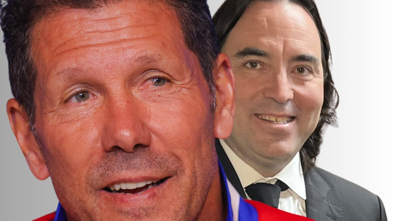 El presidente del Rayo Vallecano habl&oacute; sobre Simeone | Fuente: (@Atleti, @RayoVallecano y Canva)