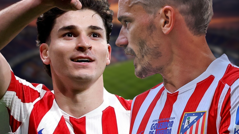 La afici&oacute;n del Atl&eacute;tico advierte al argentino | Fuente: (@Atleti y Canva)