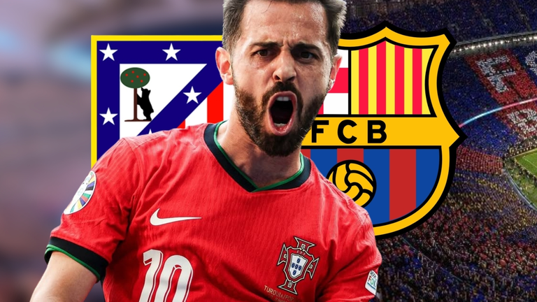 Bernardo Silva, m&aacute;s cerca del Atl&eacute;tico | Fuente: (@bernardocarvalhosilva y Canva)