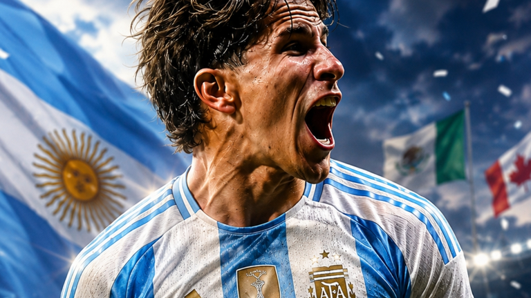 Giuliano Simeone debutar&aacute; en un Mundial | Fuente: (Imagen creada por IA)