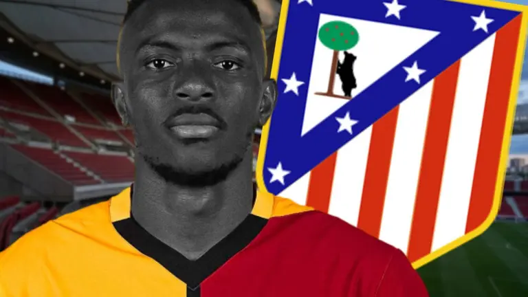 Osimhen se ofrece al Atl&eacute;tico | Fuente (Canva, @Galatasaray )
