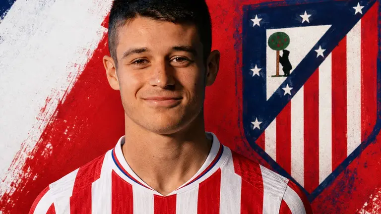 Ofensiva del Atl&eacute;tico por Tresoldi | Fuente (Canva, @ClubBrugge)