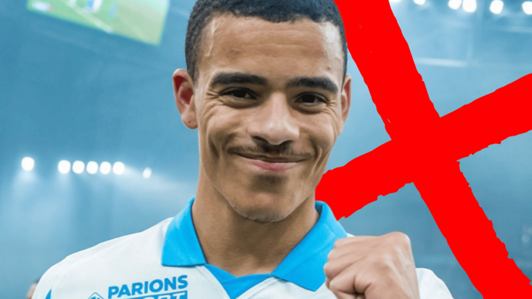 El Atl&eacute;tico se aleja de Mason Greenwood | Fuente (@OM_Officiel, Canva)