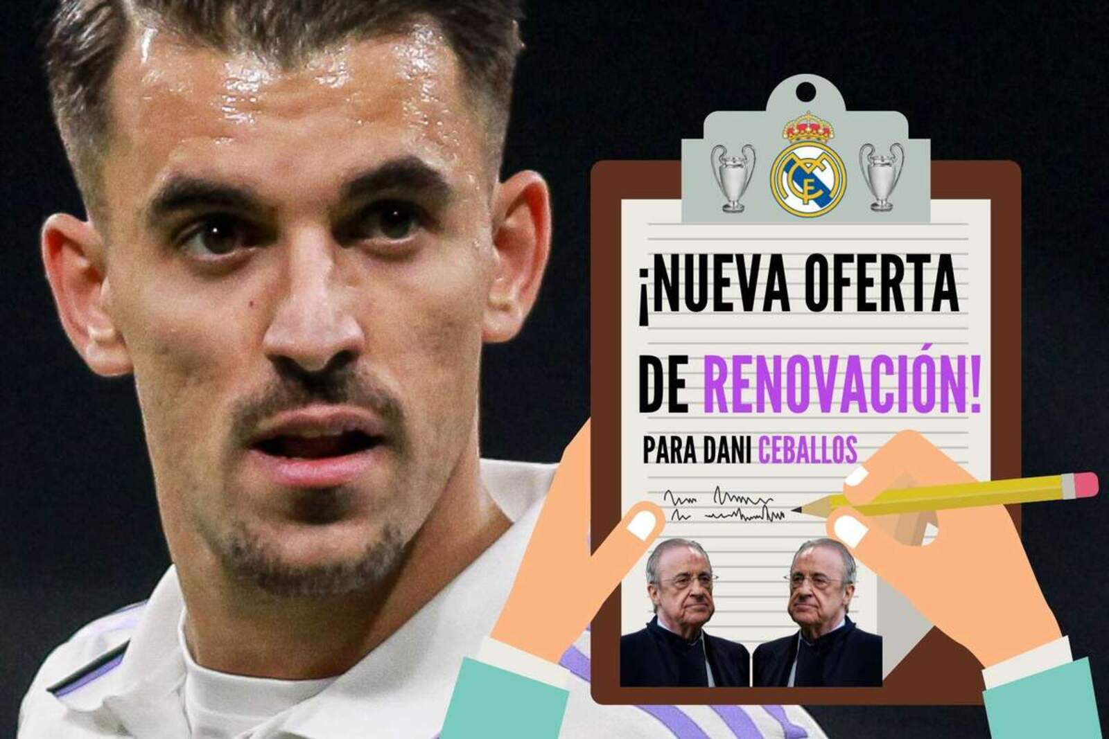Dani Ceballos sigue dudando | Canva Pro