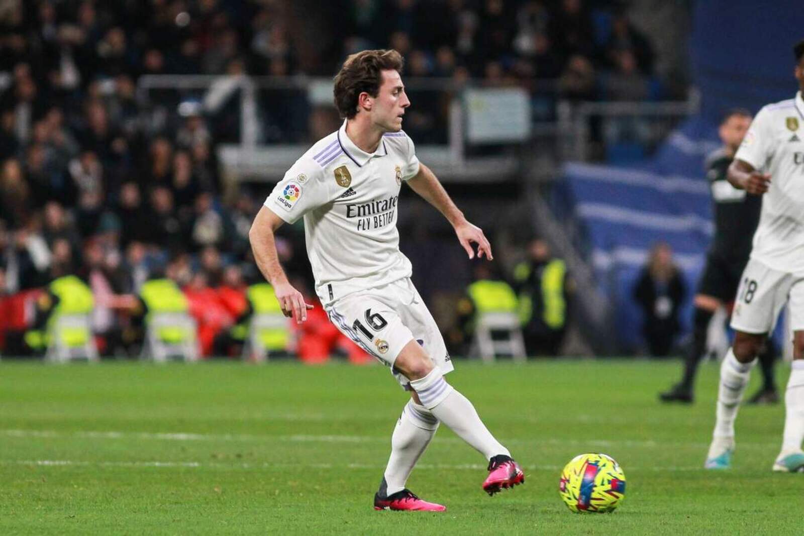 Álvaro Odriozola no ha contado con minutos en ninguno de sus cinco años en el Bernabéu | Europa Press