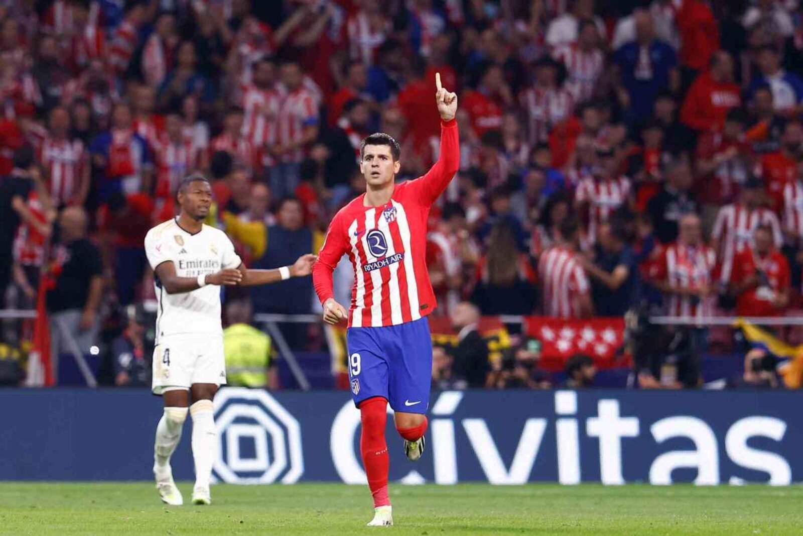 Álvaro Morata está viviendo su mejor momento en el Metropolitano