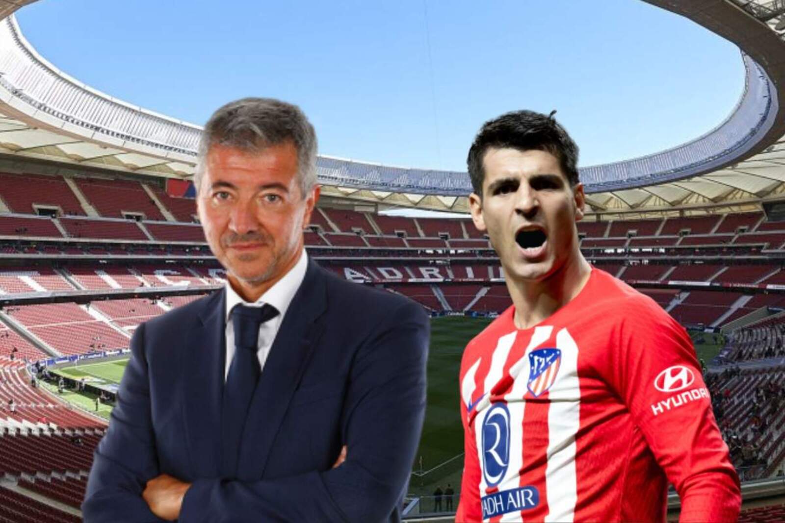 Gil Marín no sabe qué hará Álvaro Morata el año que viene
