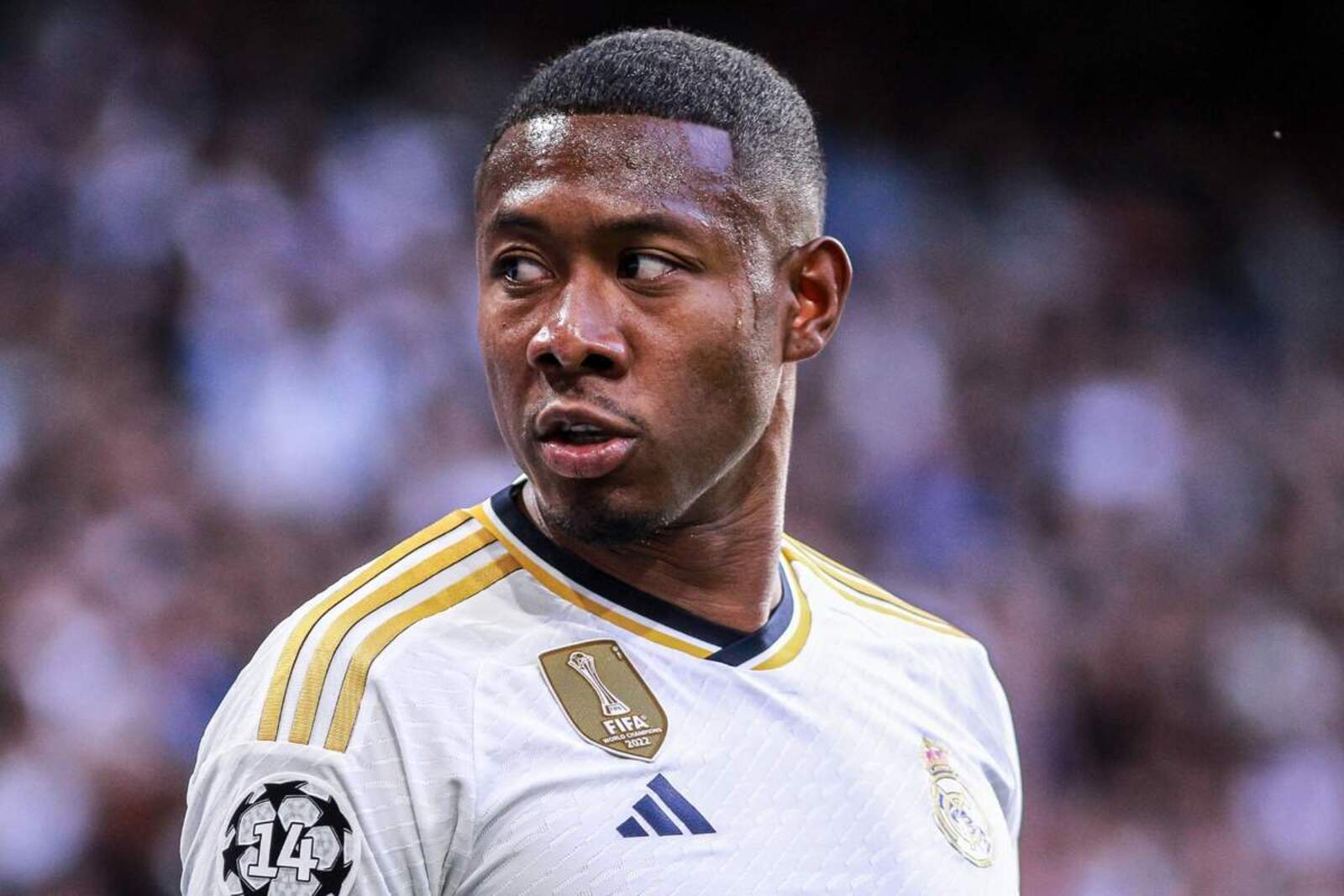 Alaba durante un partido