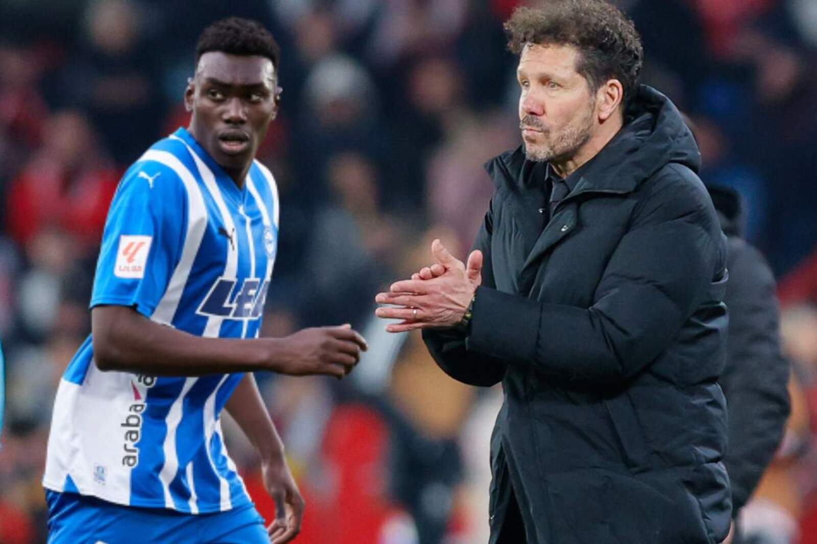 Simeone no contará con Samu Omorodion