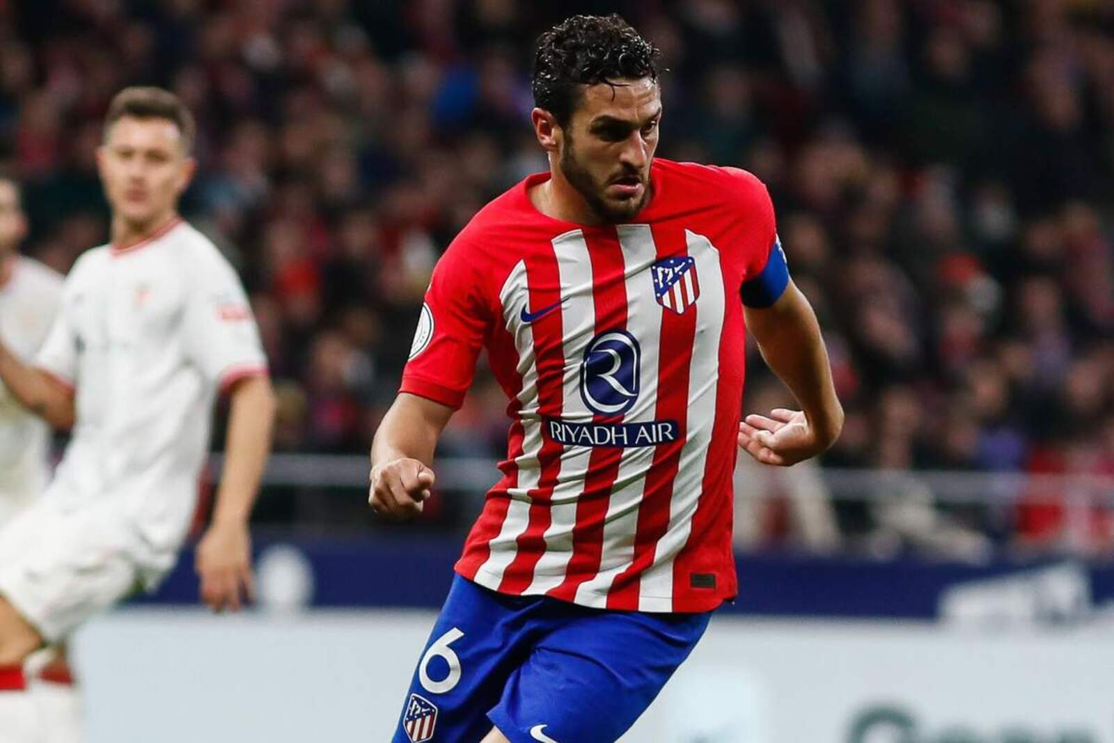Koke disputó todo el partido ante el Athletic Club