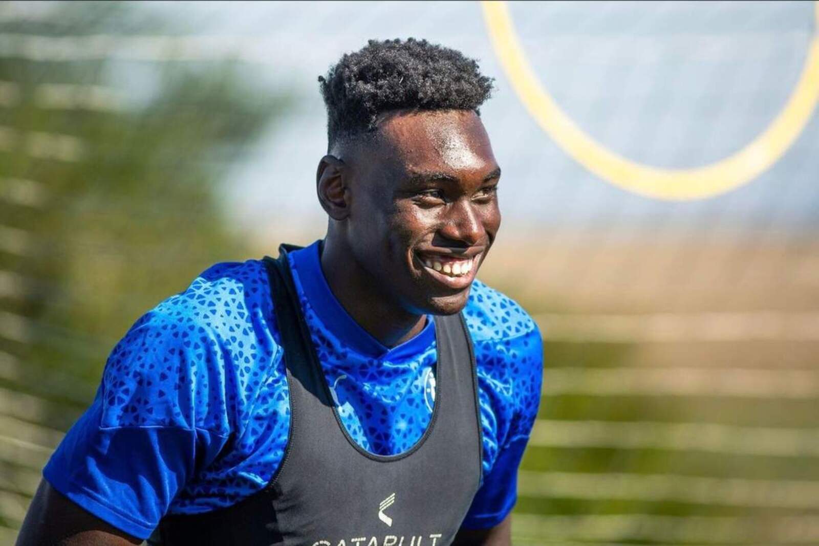 Samu en un entrenamiento