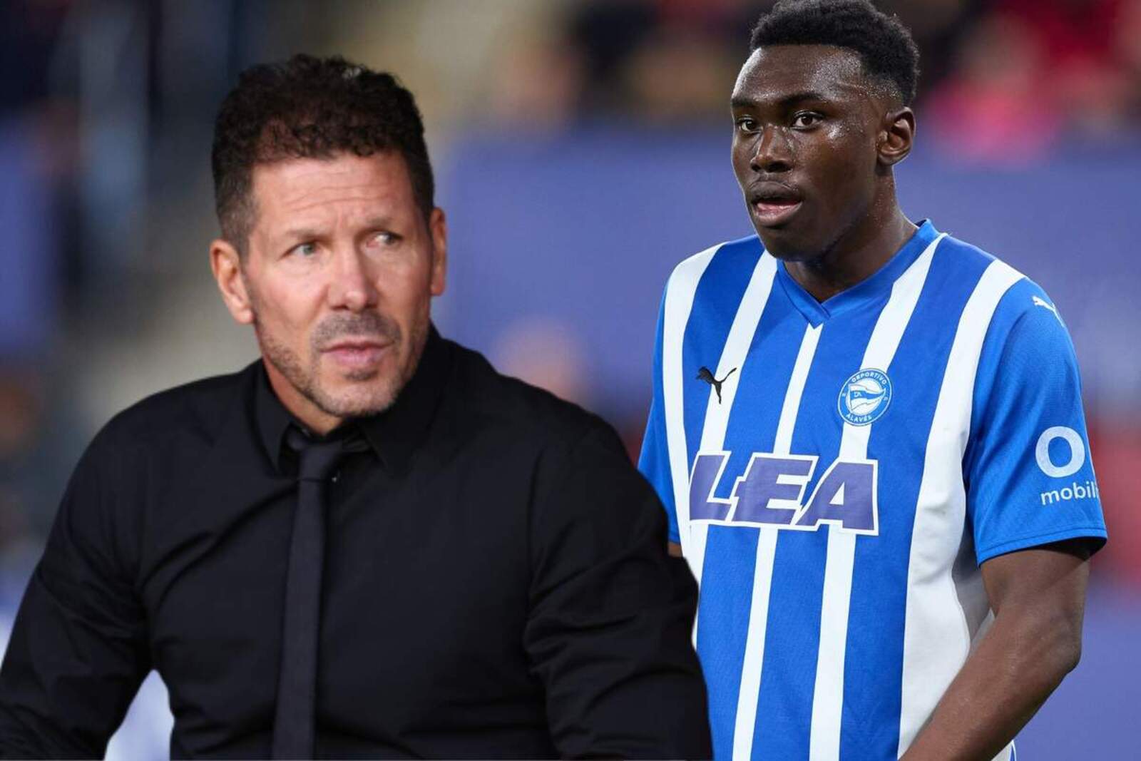 Simeone ha lanzado elogios a Samu Omorodion