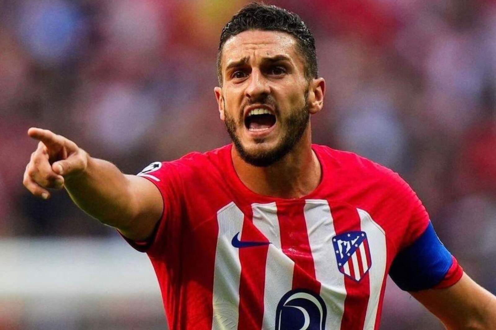 Koke en un partido