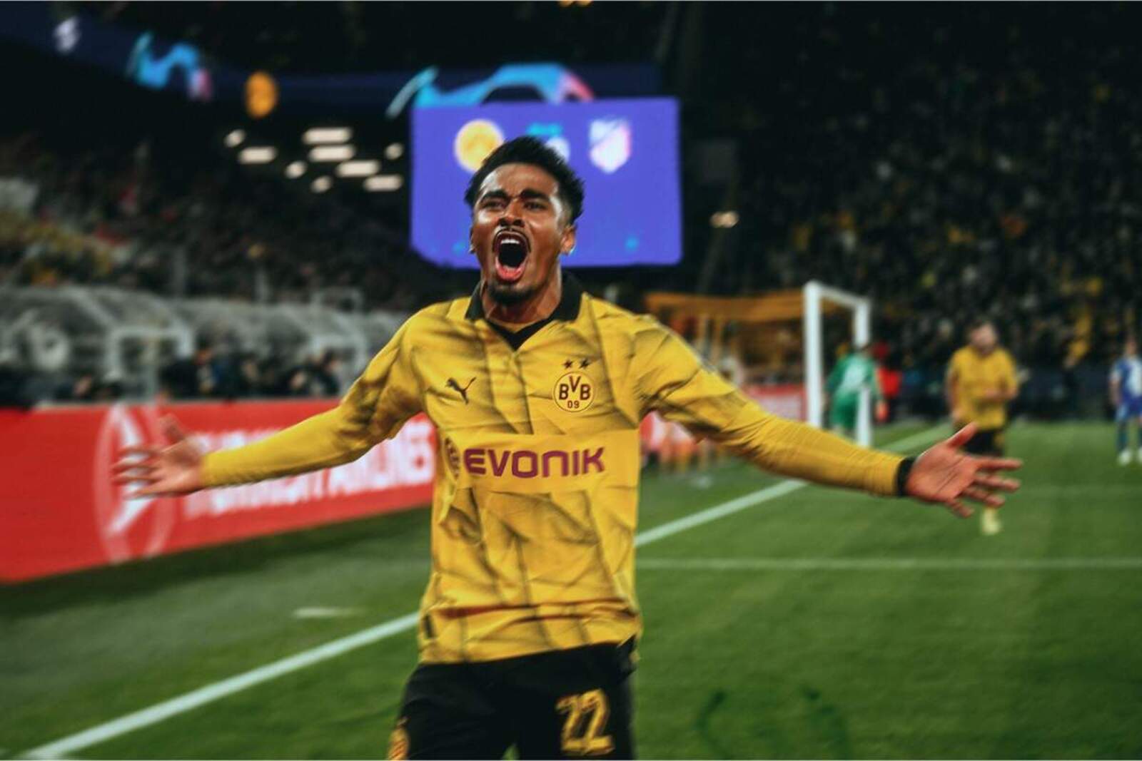 Maatsen celebrando el segundo gol alemán