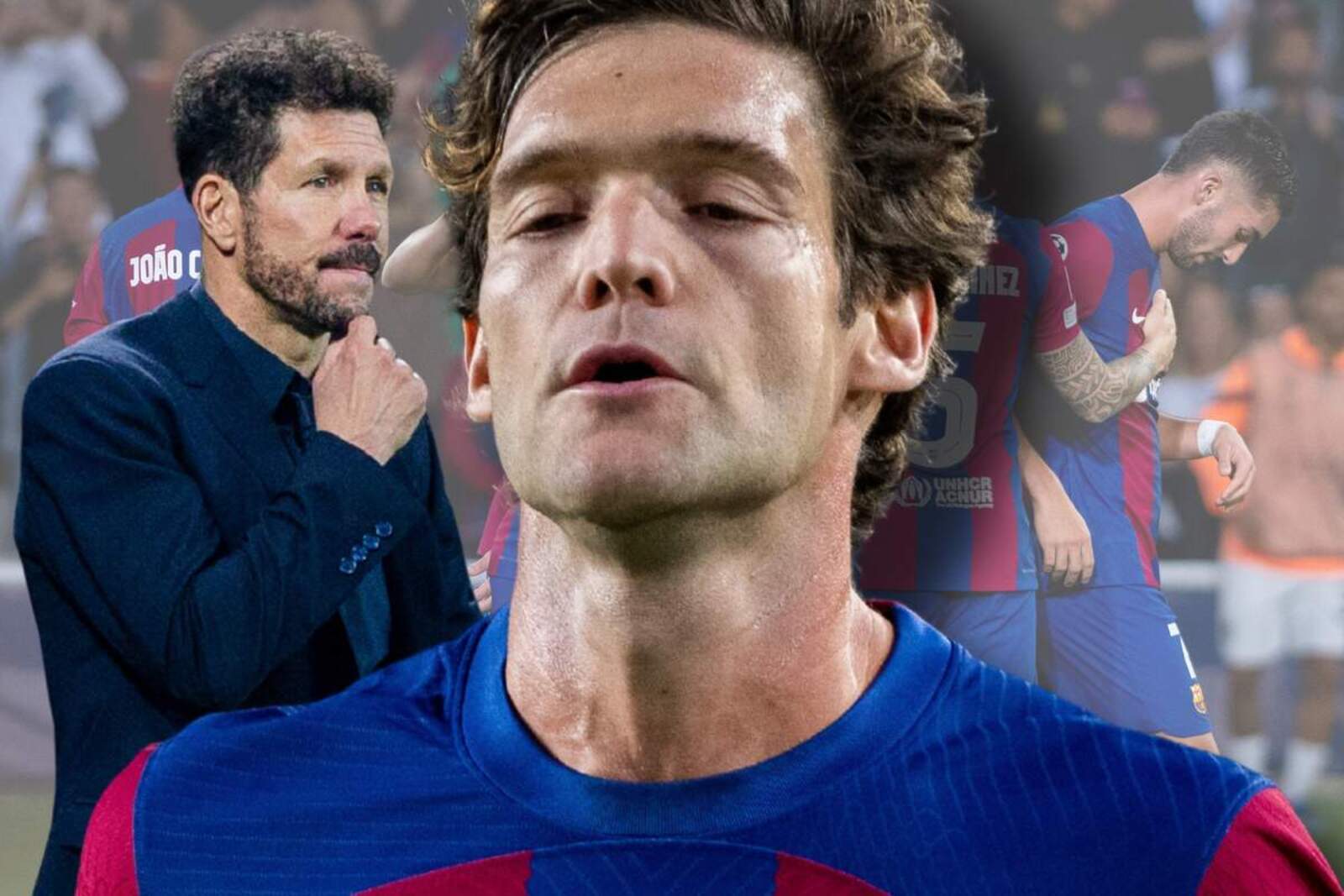 Simeone piensa en el jugador del FC Barcelona