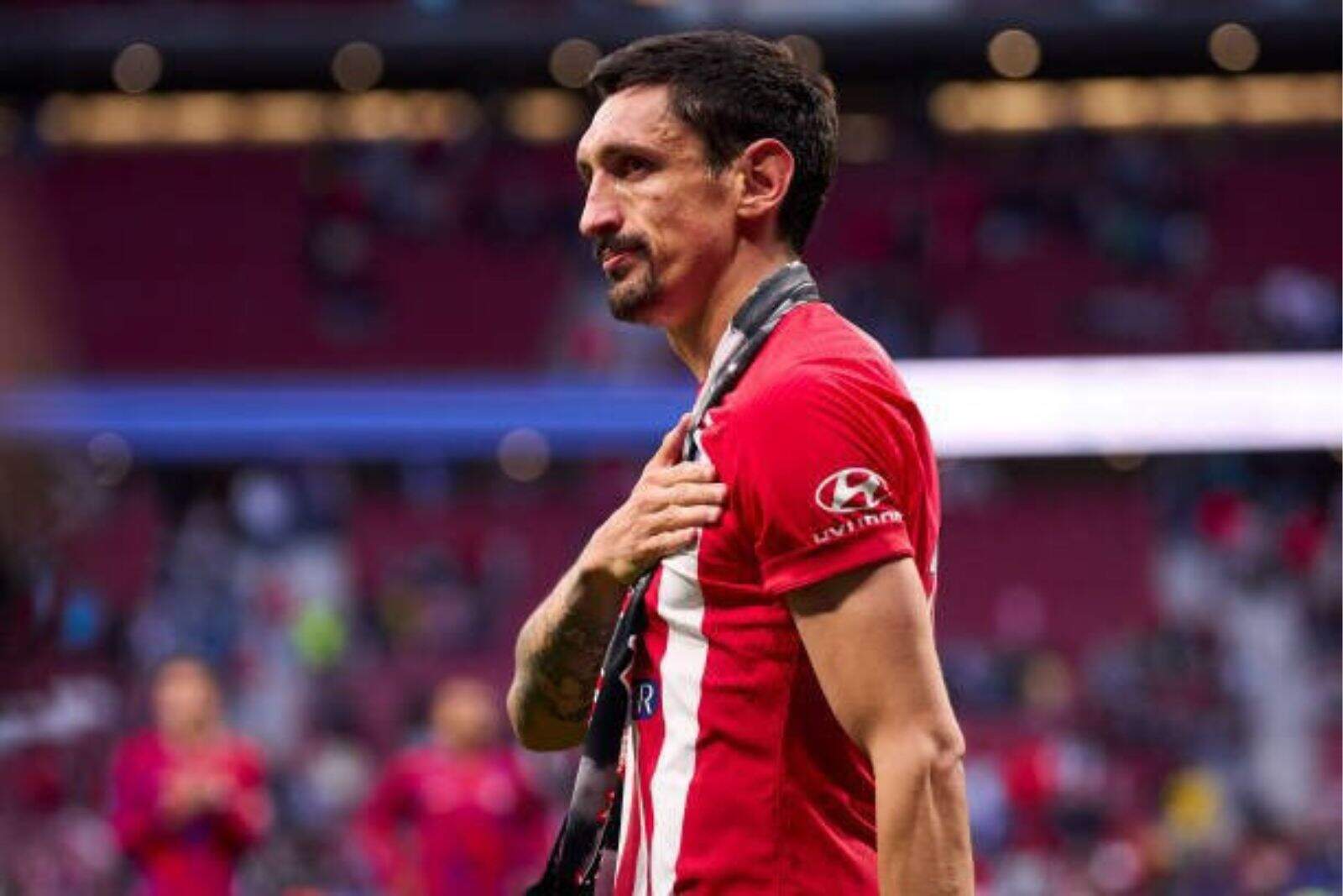 Stefan Savic se despidió de la afición rojiblanca entre lágrimas | Fuente (@Atleti)